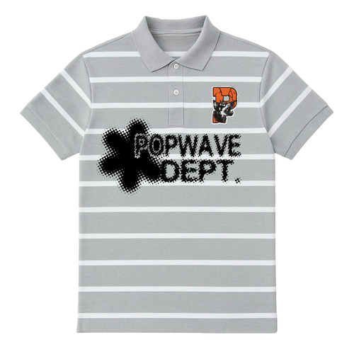 Popwave dept. stripped polo