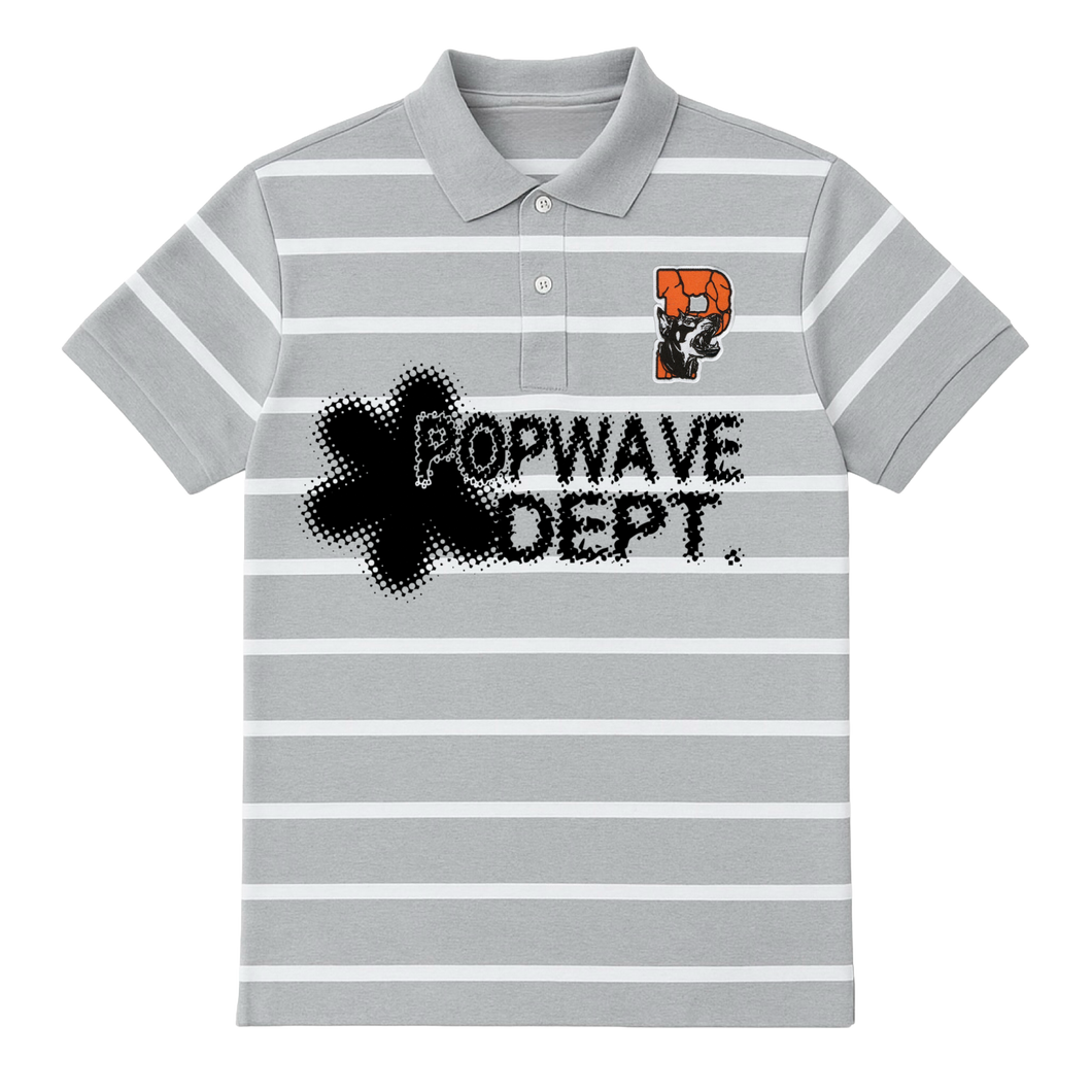 Popwave dept. stripped polo