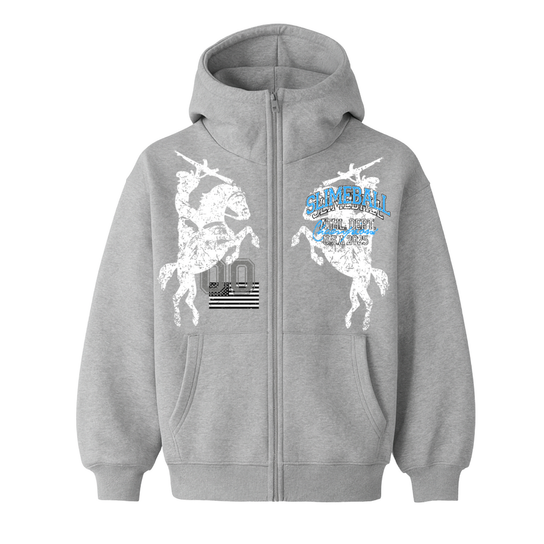 Popwave athletic grey hoodie