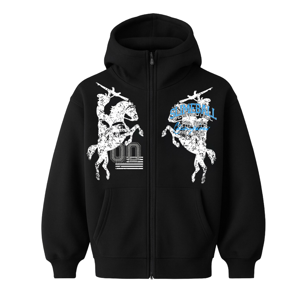 Popwave athletic black hoodie