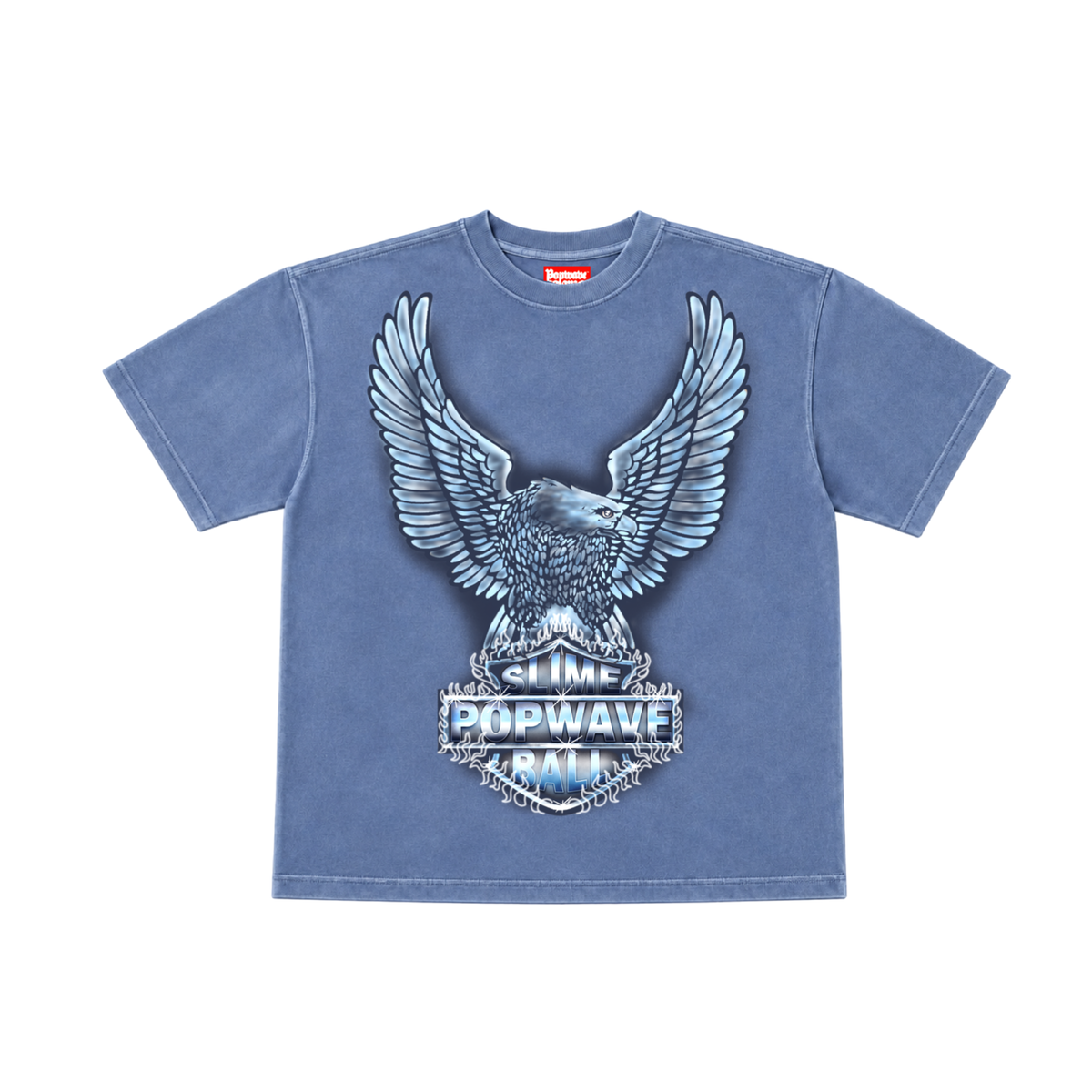 Popwave fly school washed tee