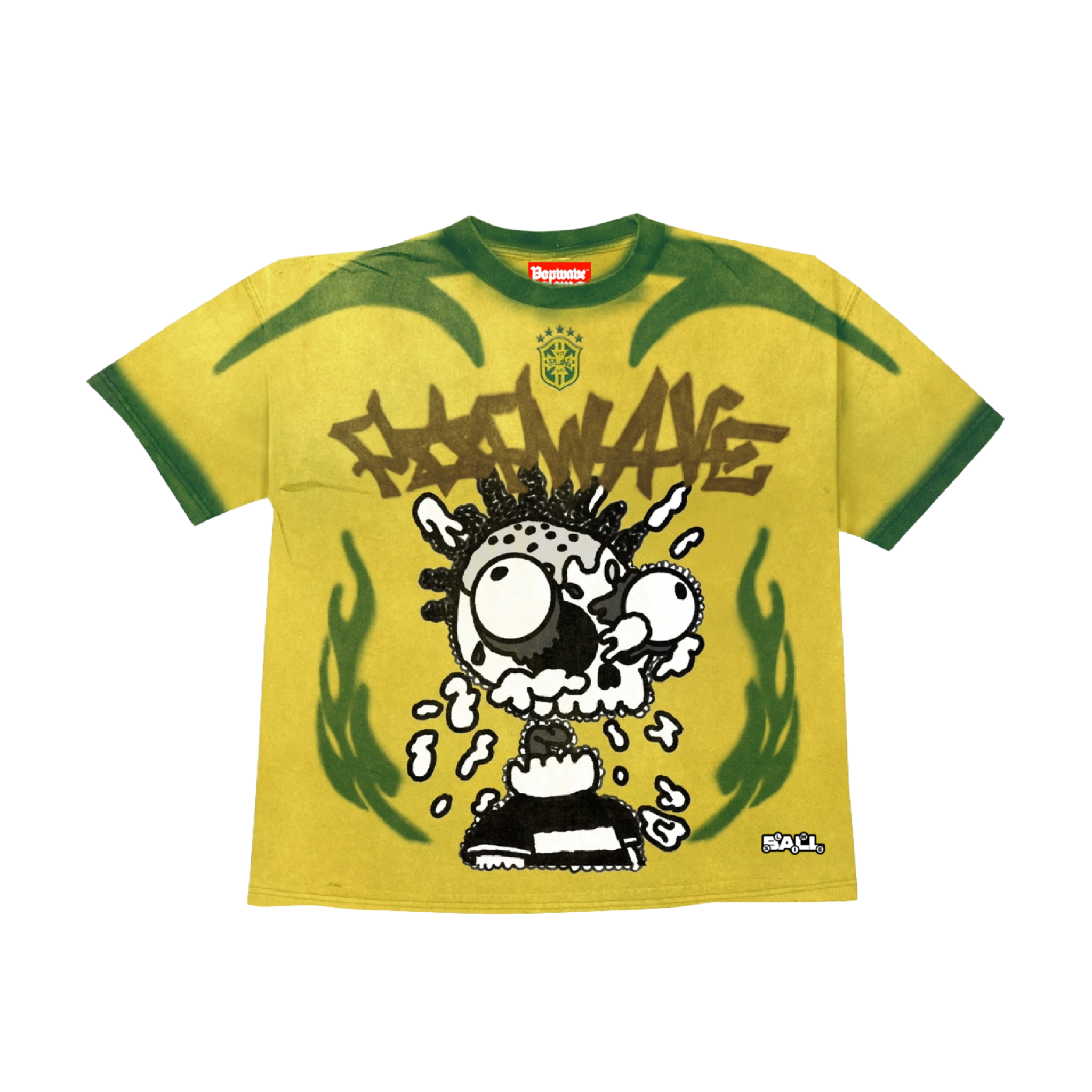 Popwave brazil airbrush tee