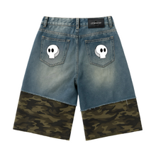 Load image into Gallery viewer, Popwave camo jean shorts