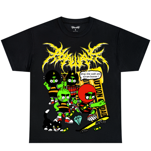 Popwave wicked wave caution tee