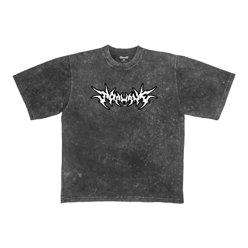 Popwave swag demon acid wash tee